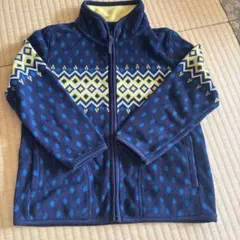 UNIQLO フリースジャケット 110cm ネイビー
