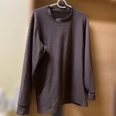 HEATTECH ULTRA WARM ブラウン系　M 長袖カットソー　超極暖