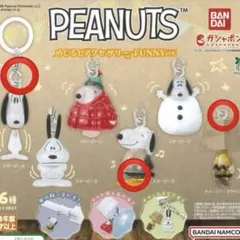 PEANUTS めじるしアクセサリー スヌーピー　5つセット