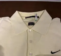 Nike ポロシャツ クリーム色