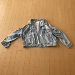 ZARA クロップドデニムジャケット M