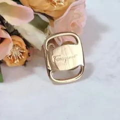 Salvatore Ferragamo スカーフリング ヴァラ ゴールドのサムネイル