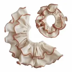 メロウスタイとシュシュ♪　メロウスタイ　お揃い　フリルスタイ　シュシュ　　付け襟