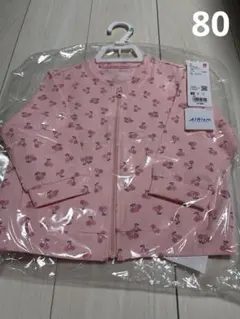 【新品】UNIQLO ベビー エアリズムUVカットメッシュブルゾン 80のサムネイル
