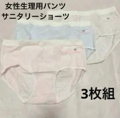 セール❣️女性生理用 ショーツ 3枚組 サニタリーショーツ XXL