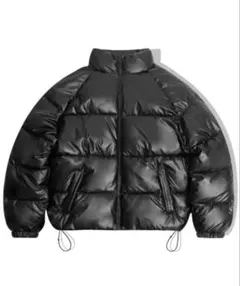 F.ILLUMINATE ブラック ダウンジャケット S ドローコード付き