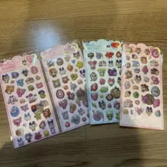 【即日発送】たまごっち　4枚セット　3Dシール　立体シール　ぷくぷくシール 2