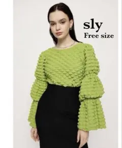 ボリュームスリーブ ニット