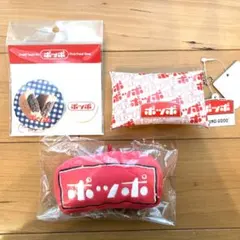 【新品未開封】イトーヨーカドーポッポ 缶バッジ カードケース チャーム3点セット
