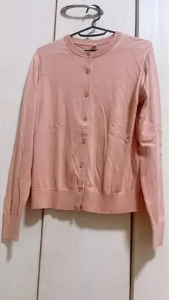 UNIQLO カーディガン ピンク コットン M