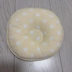 ベビー用ドーナツ枕　イエロー ドット