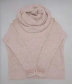 希少 美品 LIZLISA タートルネック レース リボン ニット