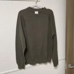 H&M L.O.G.G. オリーブ色ニット Lサイズ