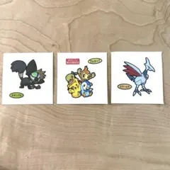 ポケモンパンシール　ピカチュウナエトルヒコザルポッチャマ　タギングル　エアームド