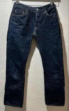 フルカウント　デニム　パンツ　ジーンズ　赤耳　ボタンフライ　チェーンステッチ