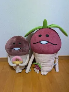 ラウンドワン限定 「ふびんズの日常」ぬいぐるみMEGA～おやさい