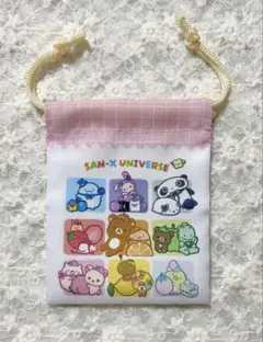 サンエックスユニバース　プチ巾着　全員のサムネイル