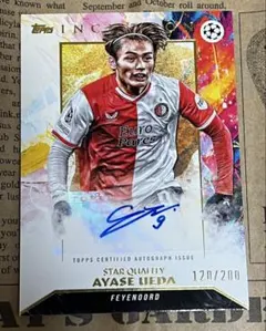 鹿島アントラーズ 上田綺世 直筆サインカード フェイエノールト auto
