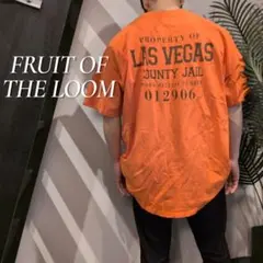USA製 FRUIT OF THE LOOM ラスベガスプリントTシャツ