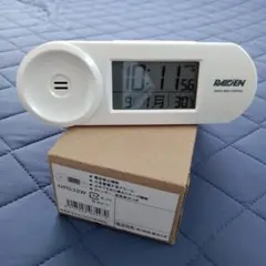 セイコーライデンNR532W 電波修正機能付 置時計 ホワイト