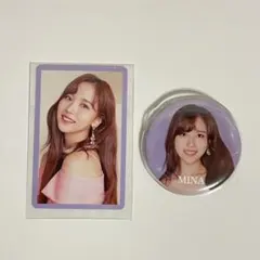 公式 twice #TWICE3初回限定盤B ミナ トレカ 缶バッジ 復刻版