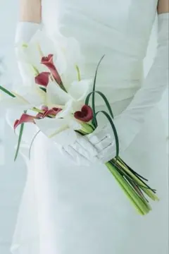 【あや様　専用】ウェディングサテングローブ　50cm