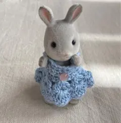 シルバニアファミリー　空色ワンピース