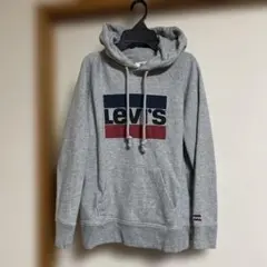 最終価格です‼️Levi's グレー ロゴ入りパーカーのサムネイル