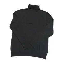 H&M タートルネックセーター スリムフィット ブラック 長袖 M