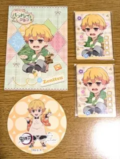我妻善逸　ハンドメイドクラブ　ポストカード　パッチワーク風カード　鬼滅の刃