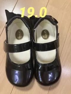 フォーマル靴19.0  ブラック　　発表会・卒園・入学