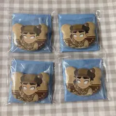 鬼滅の刃 実りの秋まつり2025 ランダムくま缶バッジB 悲鳴嶼行冥