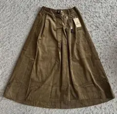 新品未使用　グラミチ　コーデュロイスカート　モカM