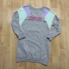 JENNI love カラーブロック 長袖ワンピース