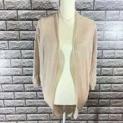 ロング サマー カーディガン メッシュ ドルマンニット 薄手 ラップカーディガン