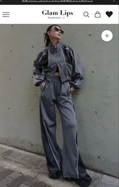 新品タグ付きグラムリップスWashed リブ フロントZip フーディー 新品タグ付きグラムリップスWashed リブ フロントZip フーディー