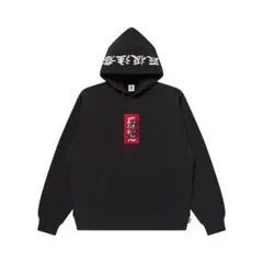 ブラックアイパッチ　パーカー　フーディ　取扱注意　紫 BlackEyePatch（ブラックアイパッチ） パーカー プルオーバー