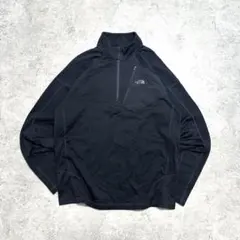 THE NORTH FACE ハーフジップ フリース レイヤード ブラック