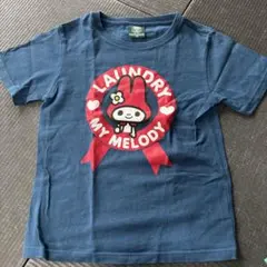 レアLAUNDRY ×MY MELODY コラボTシャツ 140ネイビー