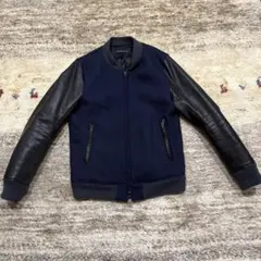 定価十万 ジョンローレンスサリバン レザー切替 スタジャン モーガン