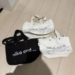 niko and... ミニトートバッグ 3点セット