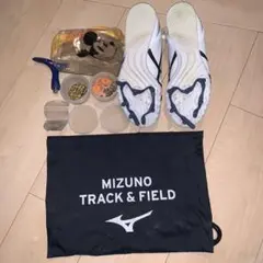 ASICS スパイクシューズ ホワイト 24.5cmのサムネイル