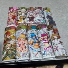 アニメキャラクターライター10本セット使用済み