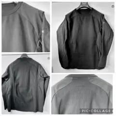 【DESCENTE】ナイロン＆ニット ハイブリッド カットソー