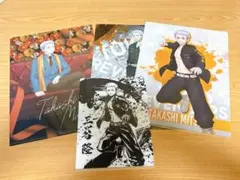 東京リベンジャーズ　三ツ谷隆　クリアファイル　セット4枚