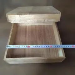 木箱2つ□婚礼箪笥引出し(小)BOX 4辺厚丈夫！多目的用！重ね - メルカリ