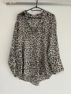 ZARA ヒョウ柄 長袖シャツ Mサイズ