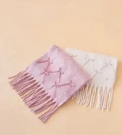 Maison de FLEUR ピンクマフラー