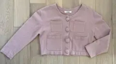 Snidel ピンク ニットカーディガン ショート丈