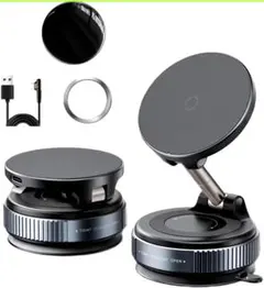 新品！K007s 車載スマホホルダー ワイヤレス充電 15W 真空吸着